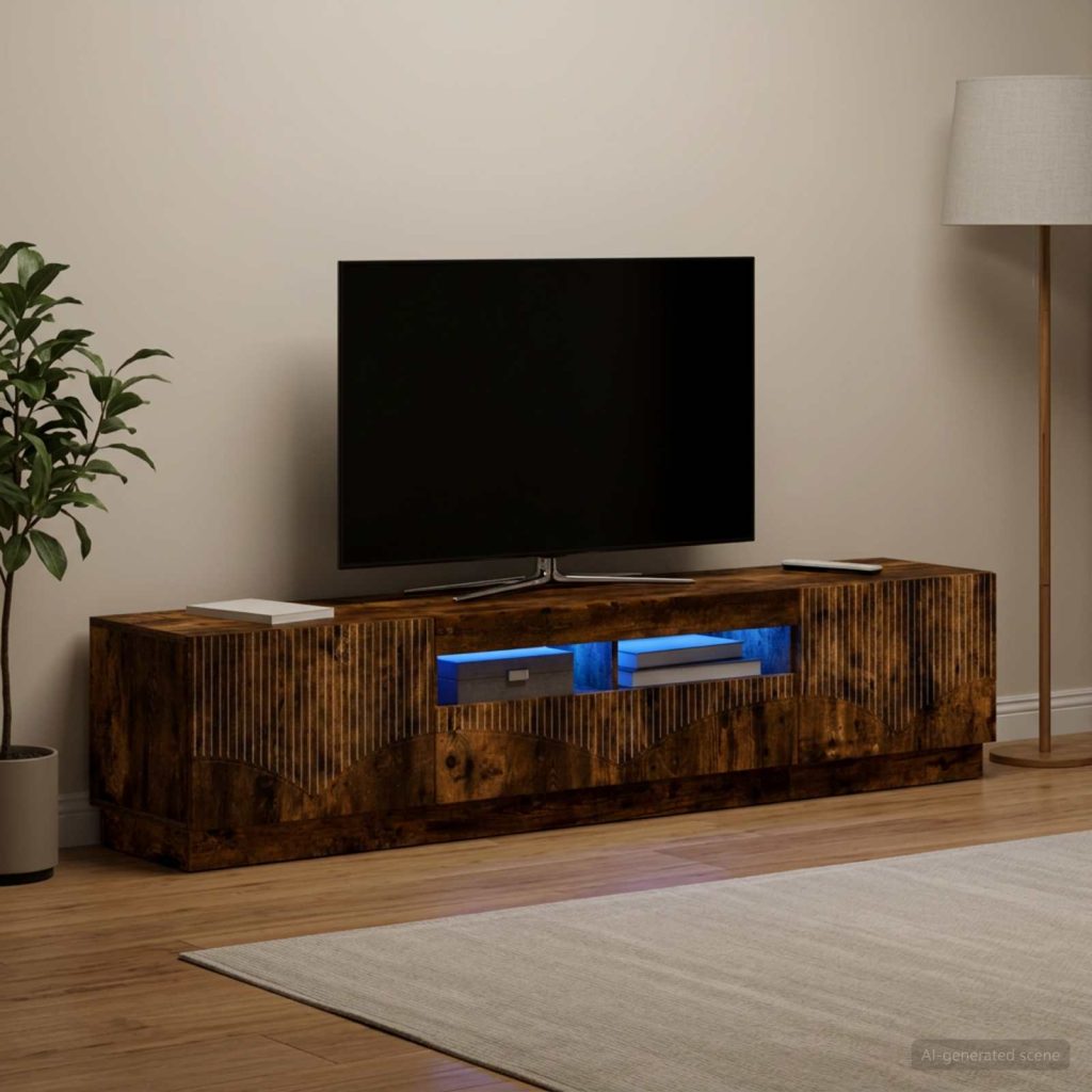 LED TV-kaappi HOORN 3 kpl Savutammi Tekninen puu