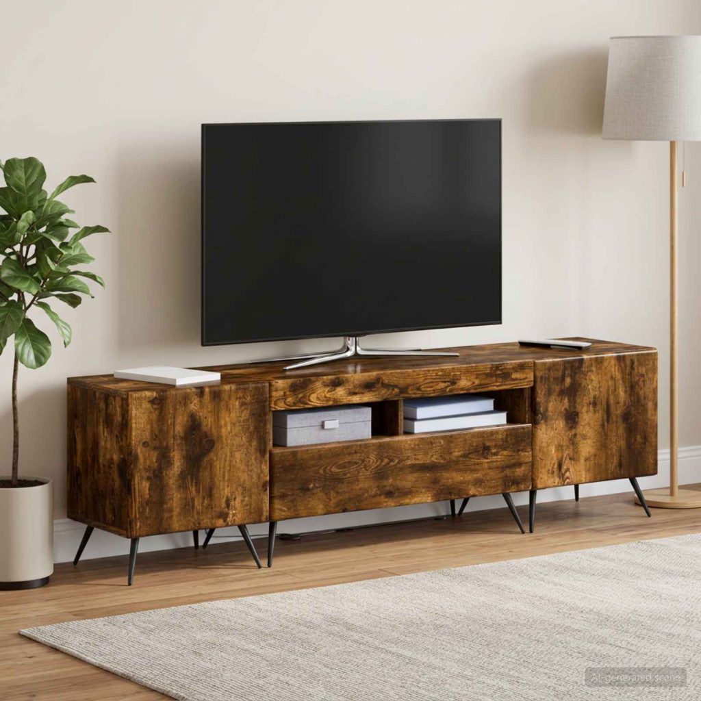 LED TV-kaappi BREDA 3 kpl Savutammi Tekninen puu