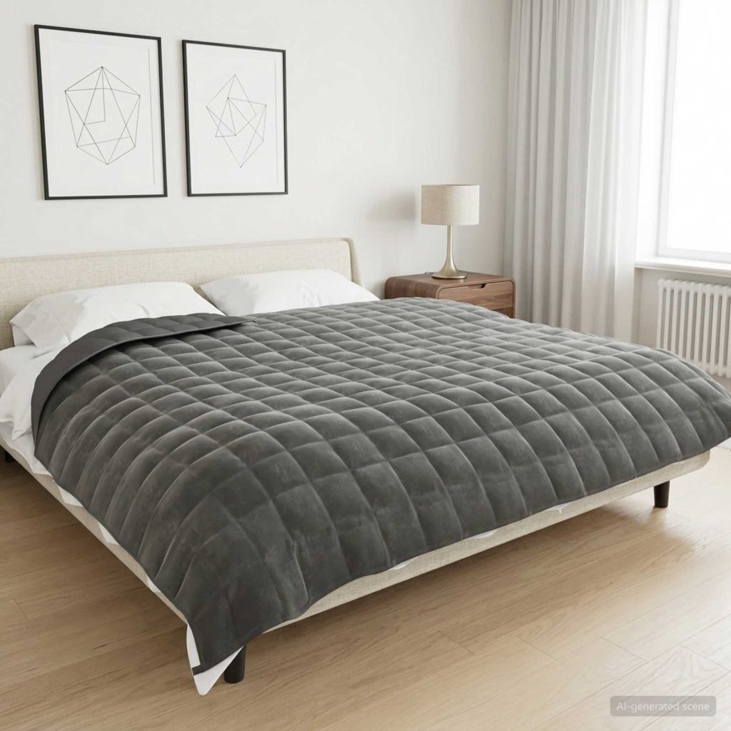 Painopeitto Antrasiitti 200 x 230 cm 13 kg 100% Puuvilla 205T