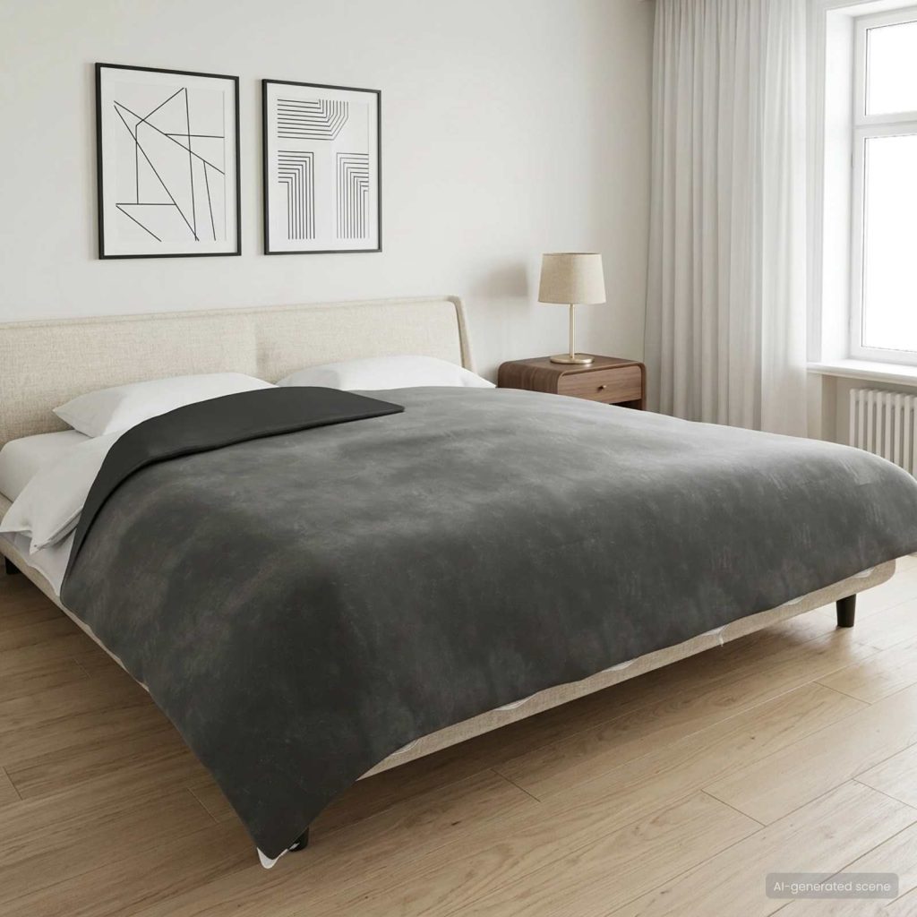 Painopeitto Antrasiitti 200 x 220 cm 13 kg 100% Puuvilla 205T