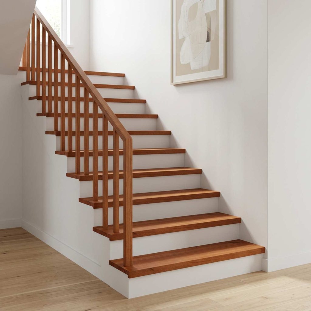 Portaiden päällysteet 12 kpl 90 x 25 x 2 cm Ruskea