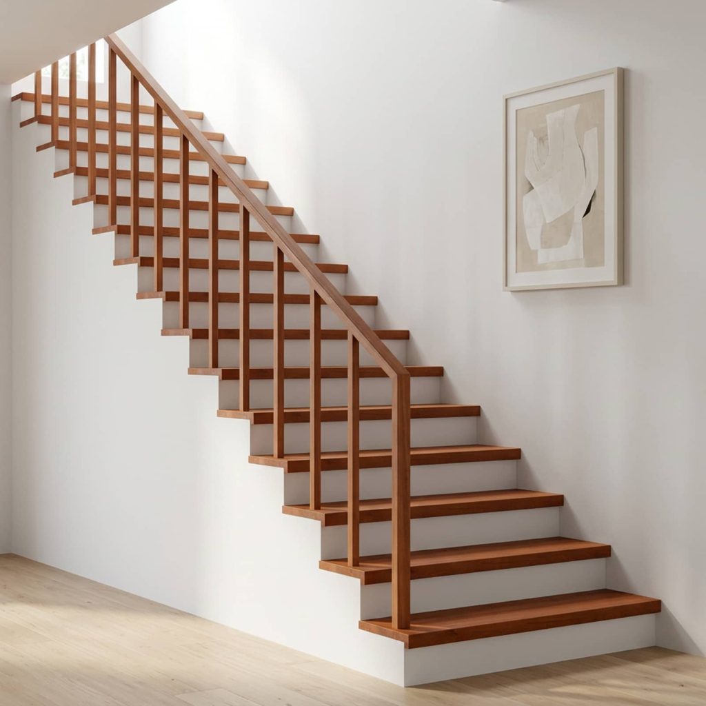Portaiden päällysteet 12 kpl 100 x 30 x 2 cm Ruskea