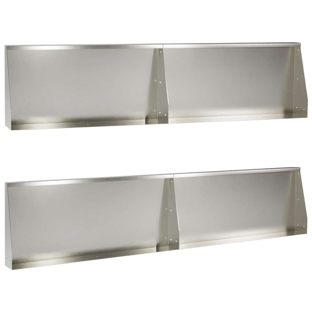 Pato 4 kpl 100 x 12 x 40 cm Ruostumaton teräs Hopea