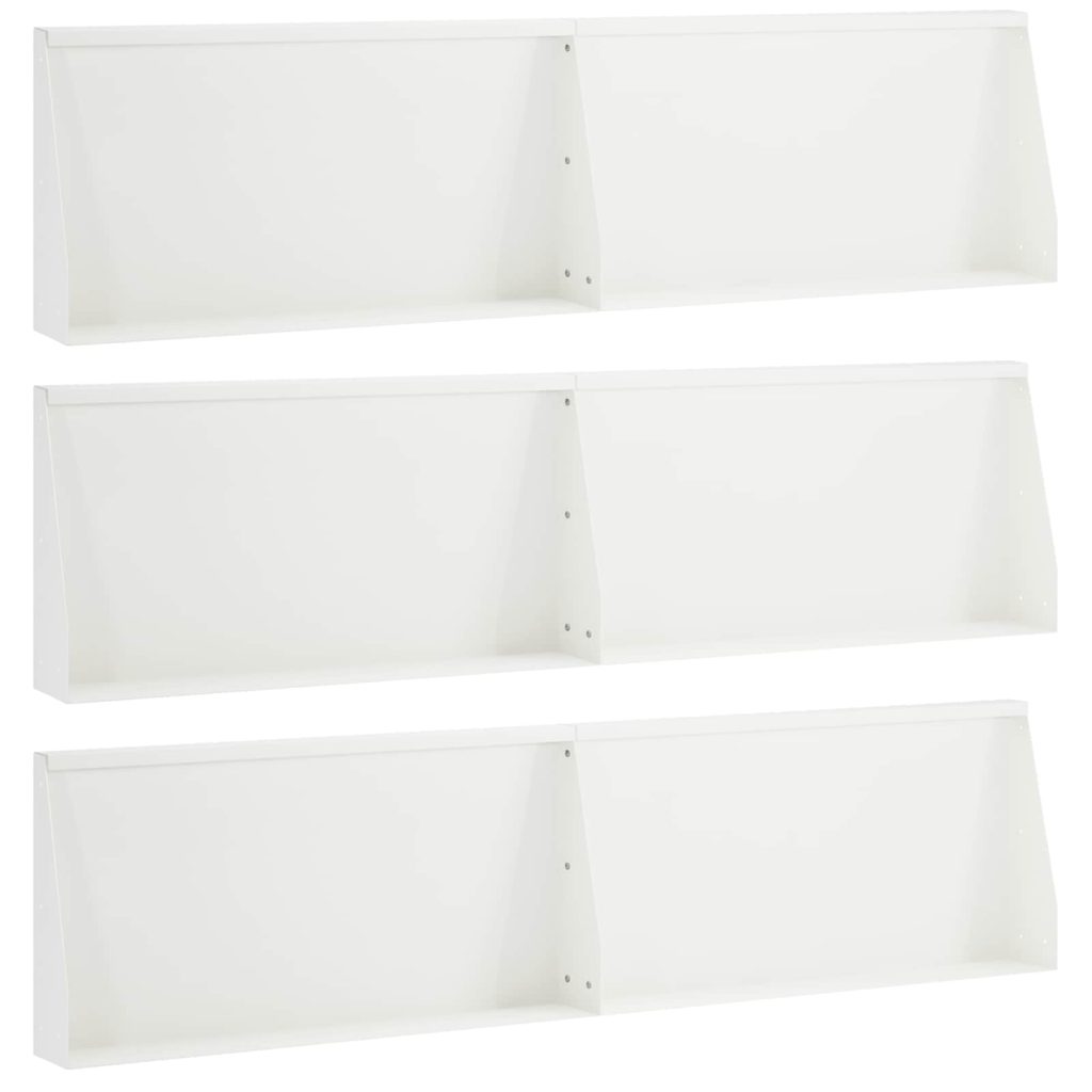 Pato 6 kpl 80 x 12 x 30 cm Teräs valkoinen