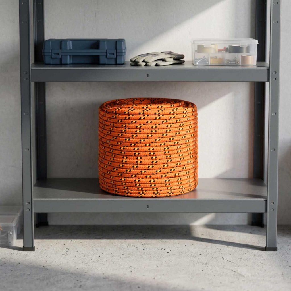 Monikäyttöinen köysi 10 mm 25 m Oranssi PP