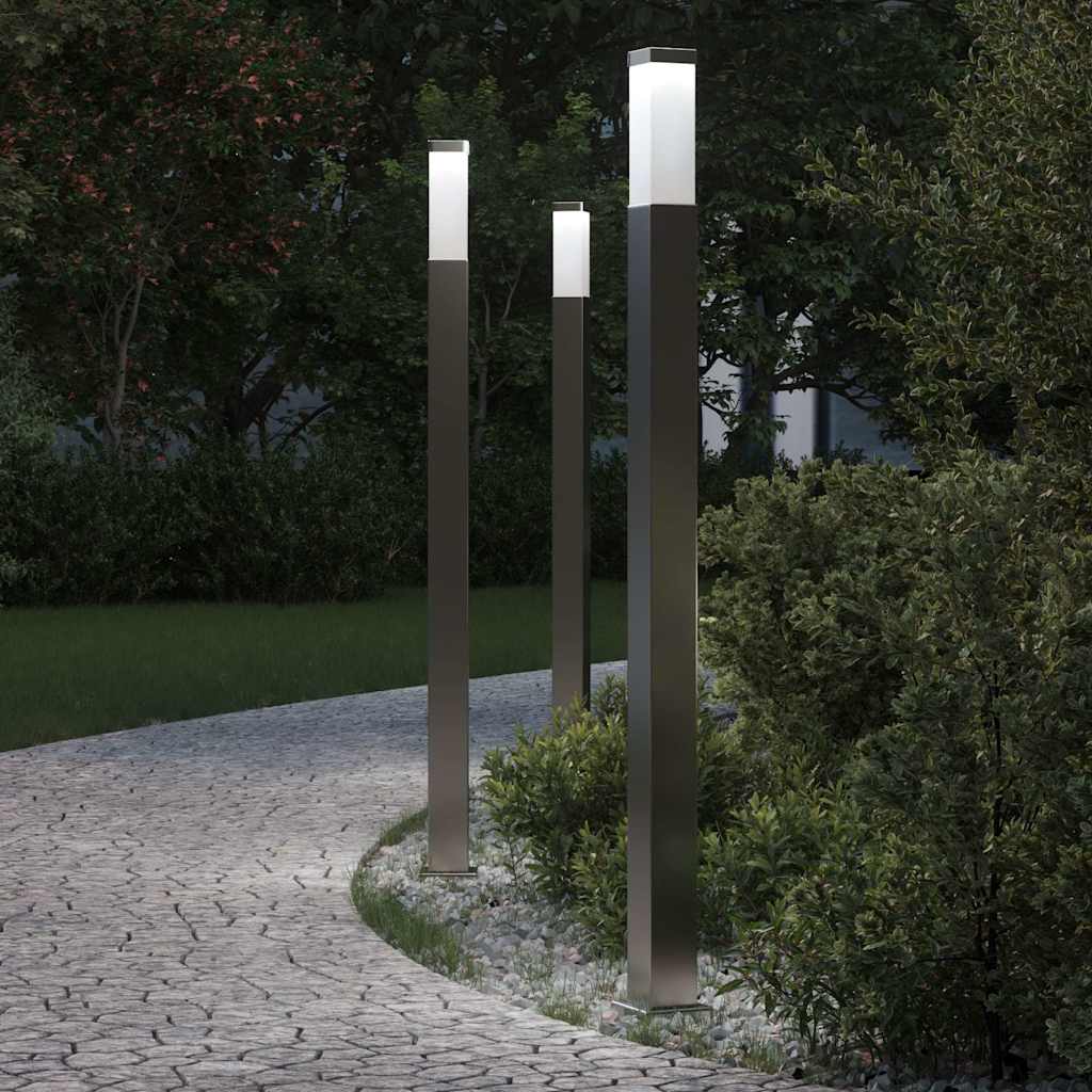 Pollarivalaisimet 3 kpl 110 cm ruostumaton teräs IP44