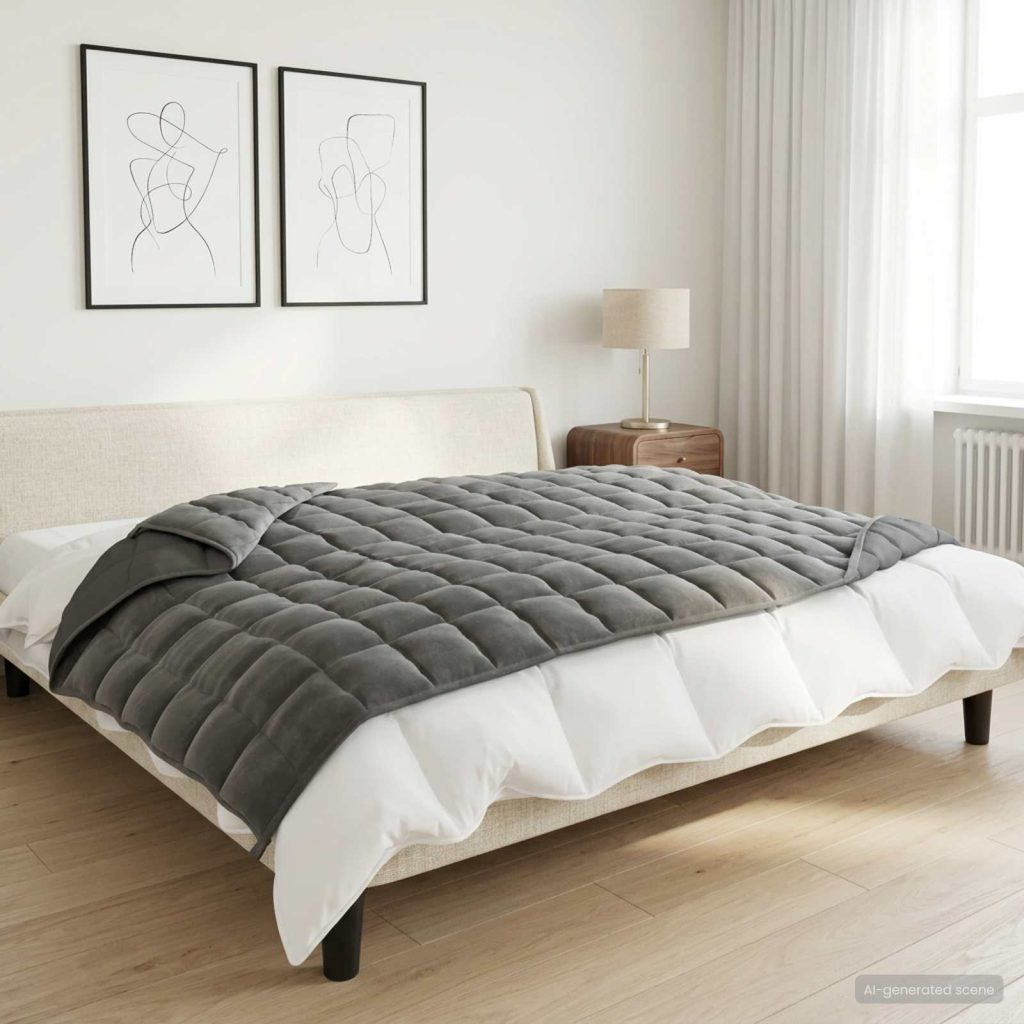 Painopeitto Antrasiitti 138 x 200 cm 6 kg 100% Puuvilla 205T