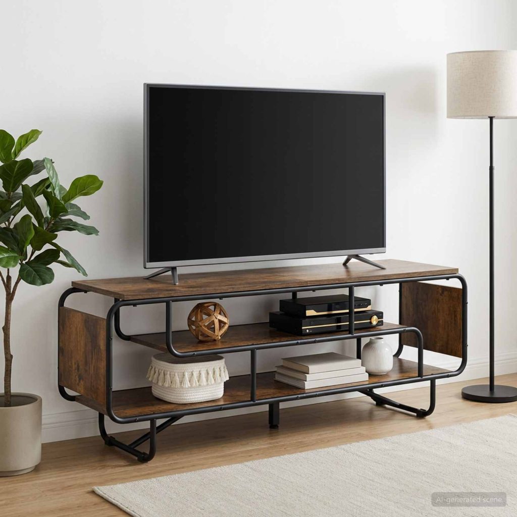 TV-teline 140 x 36 x 45 cm Savutammi Tekninen puu