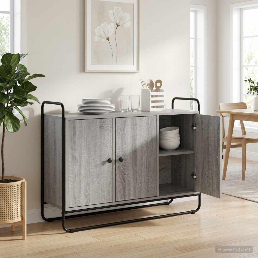 Senkki Harmaa Sonoma 102 x 35 x 75 cm Tekninen puu