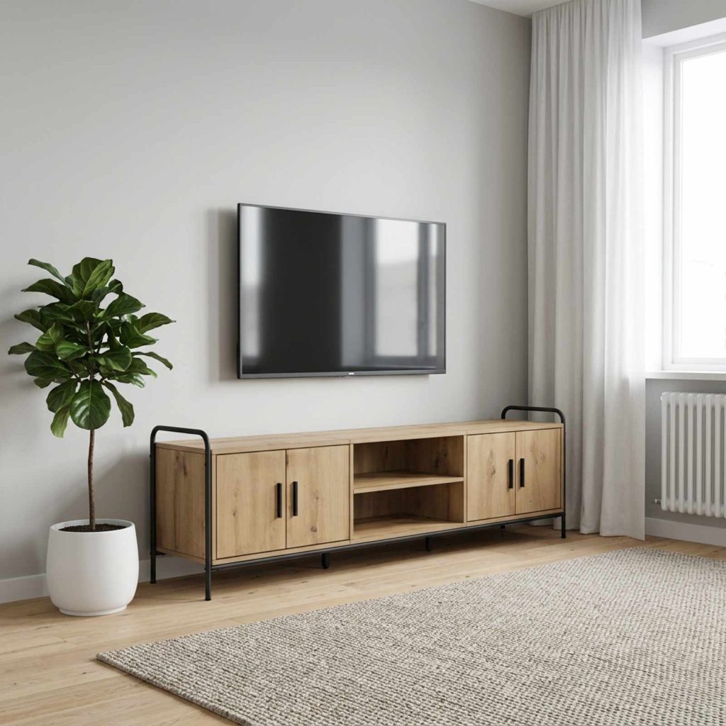 TV-kaappi 167,5 x 33 x 50 cm Artisaanitammi Tekninen puu