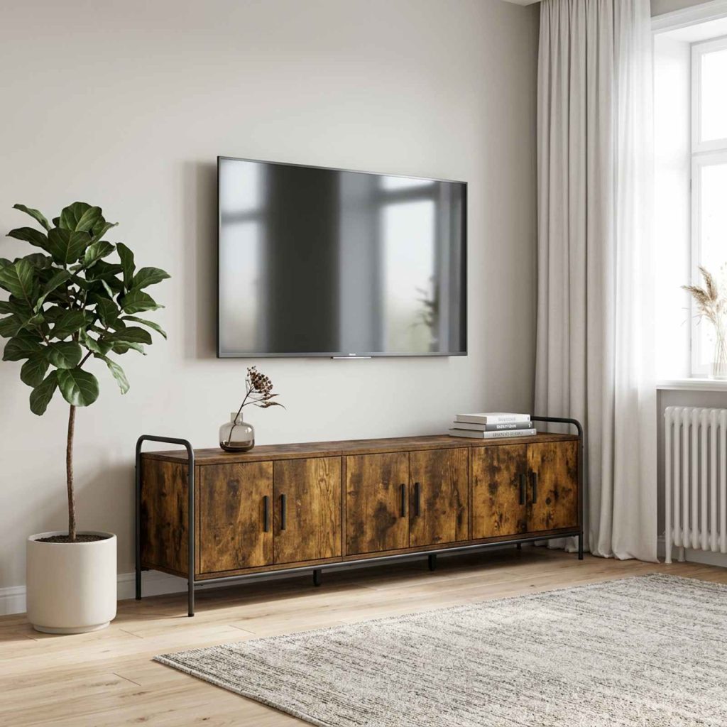TV-kaappi 146 x 33 x 50 cm Savutammi Tekninen puu