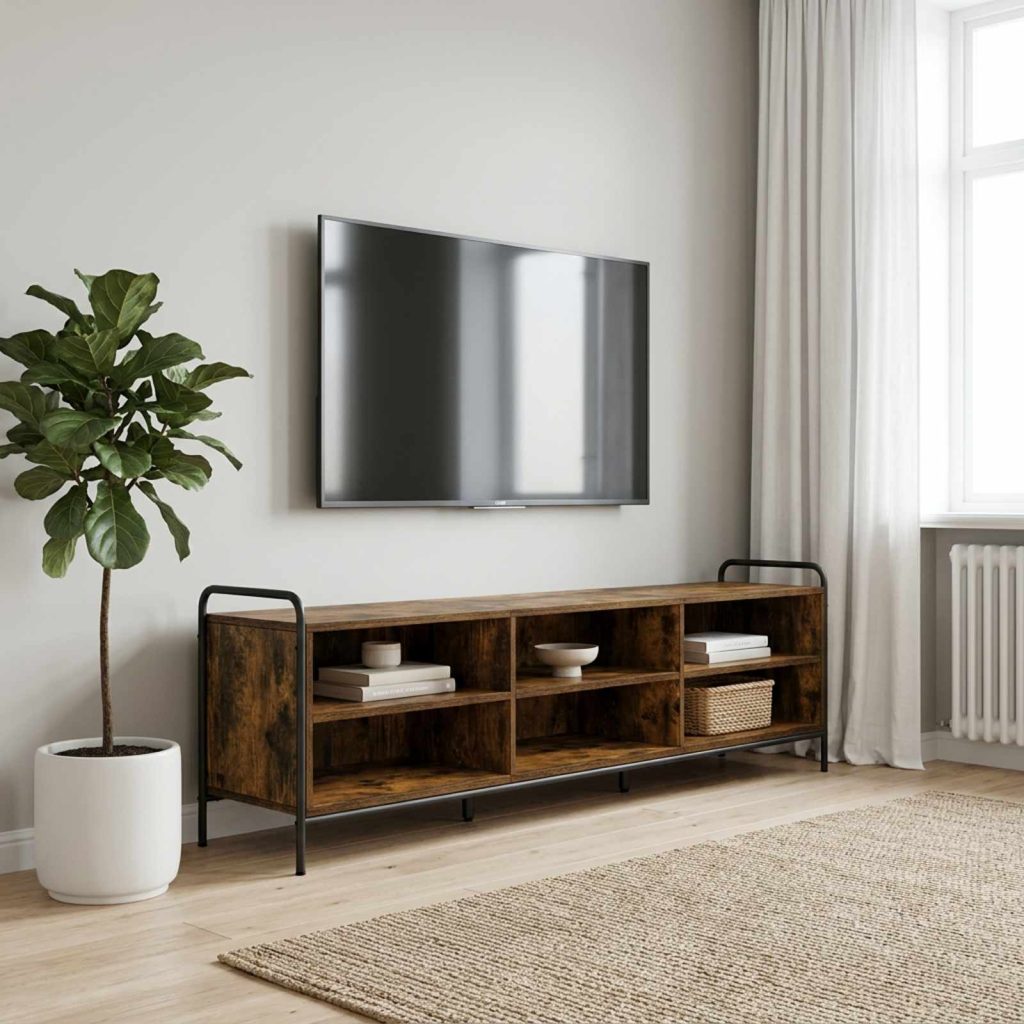 TV-kaappi 140 x 39,5 x 50 cm Savutammi Tekninen puu