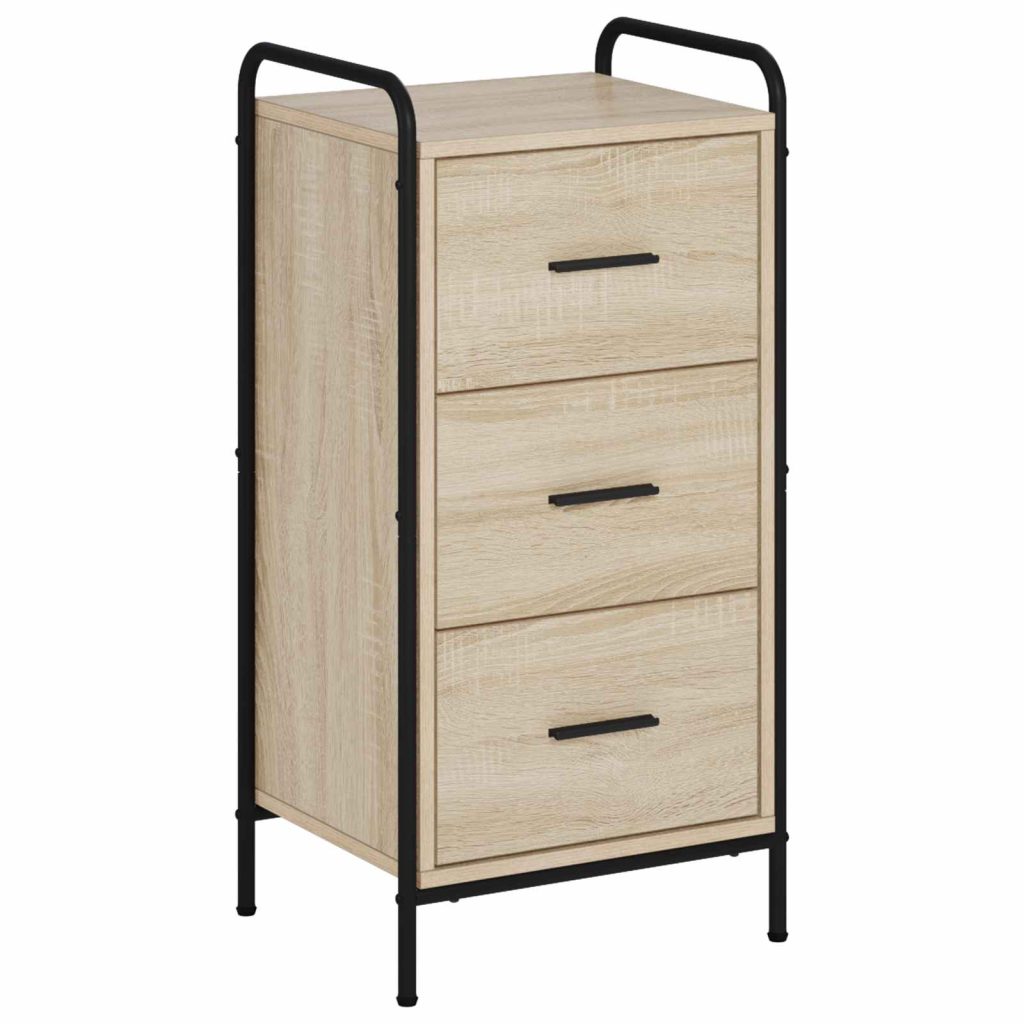 Sivupöytä Sonoma-tammi 97 x 33 x 81 cm Tekninen puu
