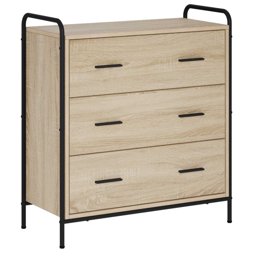 Sivupöytä Sonoma-tammi 97 x 33 x 81 cm Tekninen puu