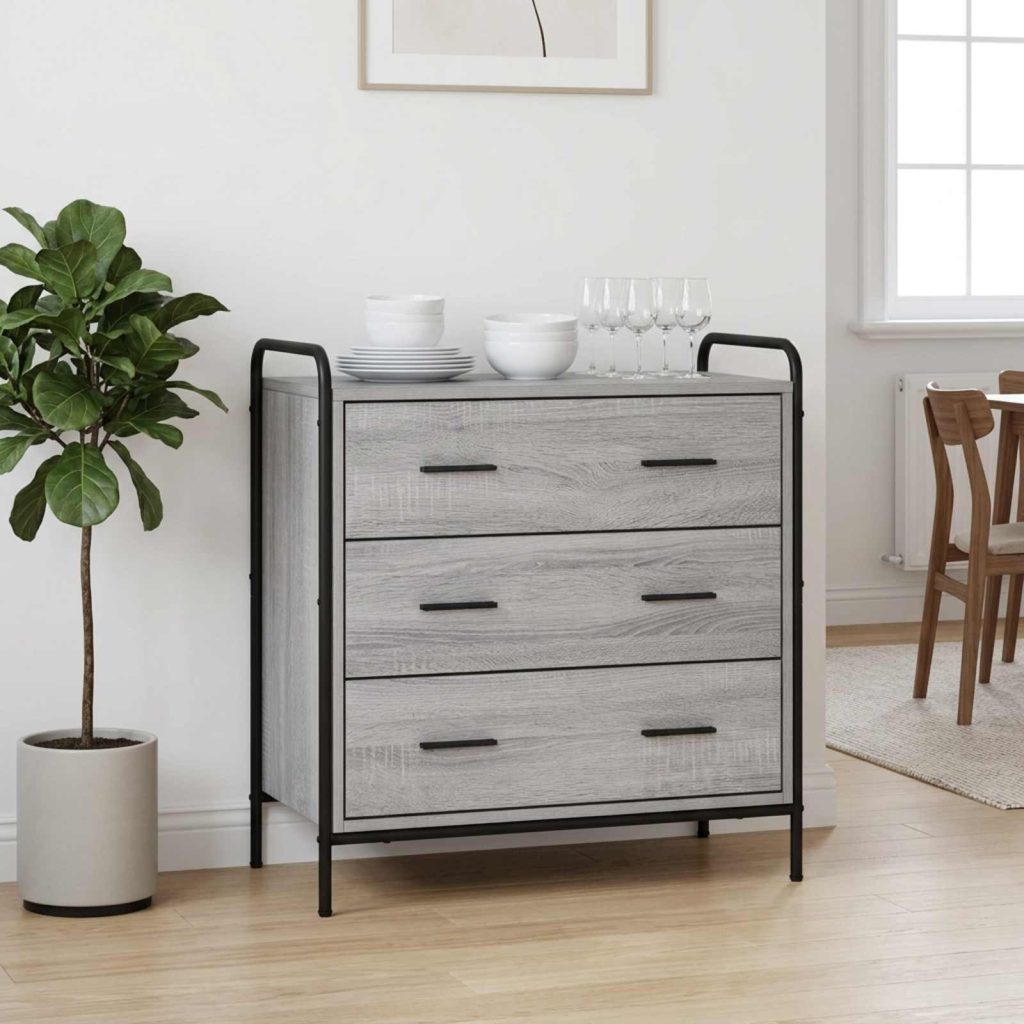 Laatikkokaappi Harmaa Sonoma 70 x 39,5 x 71 cm Tekninen puu