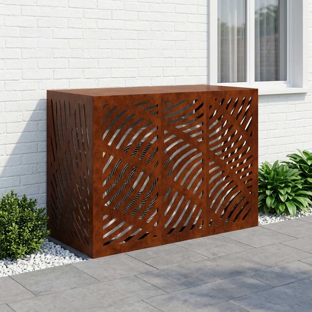 Ilmastointilaitteen suoja Ruosteinen 110 x 50 x 80 cm