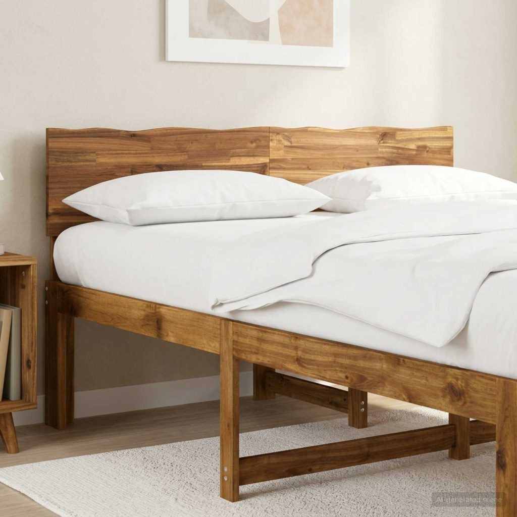 Luonnonreunainen sängynpääty ROSTOCK Luonnollinen 160 cm