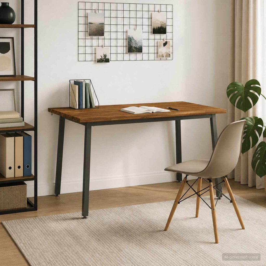 140 x 70 x 75 cm Tiheä akasiapuu Luonnollinen ja Kahvi