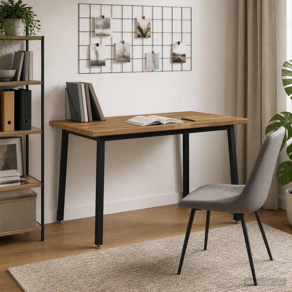 120 x 80 x 75 cm Tiheä akasiapuu Valkoinen ja musta Suorakaide