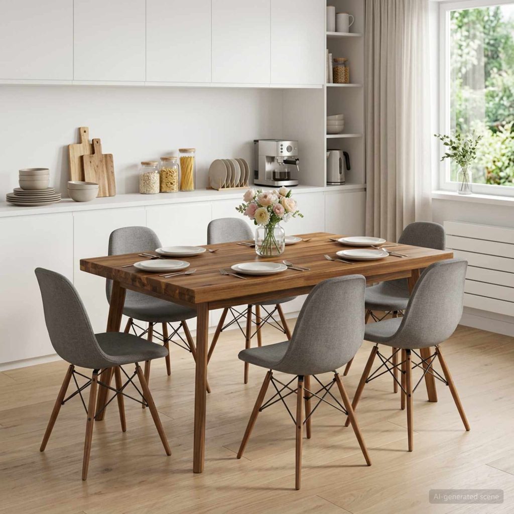 Suorakulmainen pöytälevy 80 x 70 x 3,2 cm Suorakaide
