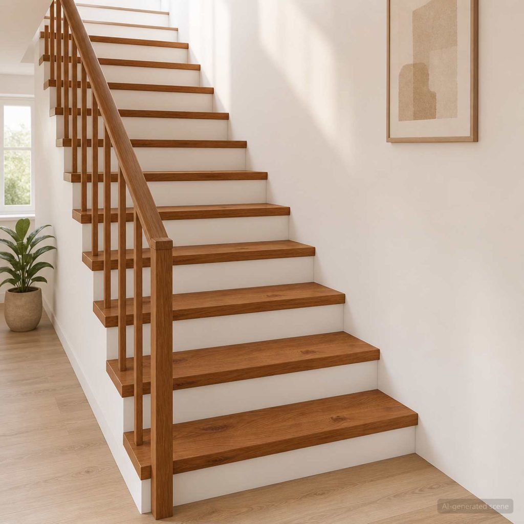 Portaan askelma 20 kpl 70 x 25 x 2 cm Ruskea Mäntypuu