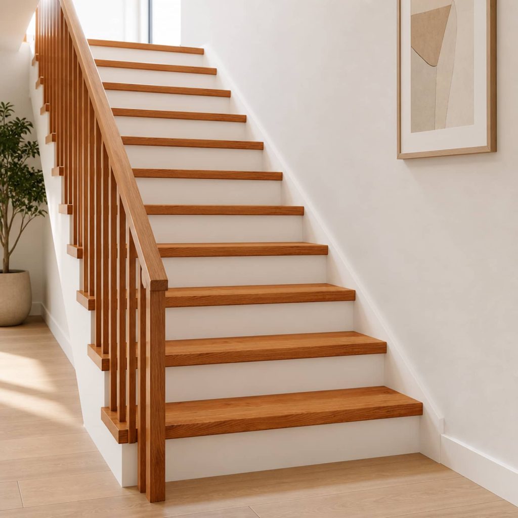 Portaan askelma 20 kpl 110 x 30 x 2 cm Ruskea Mäntypuu