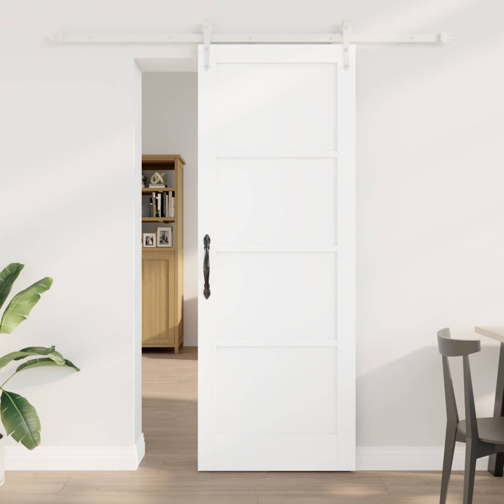 Liukuovi ORKDAL 78 x 211 cm Tekninen puu valkoinen