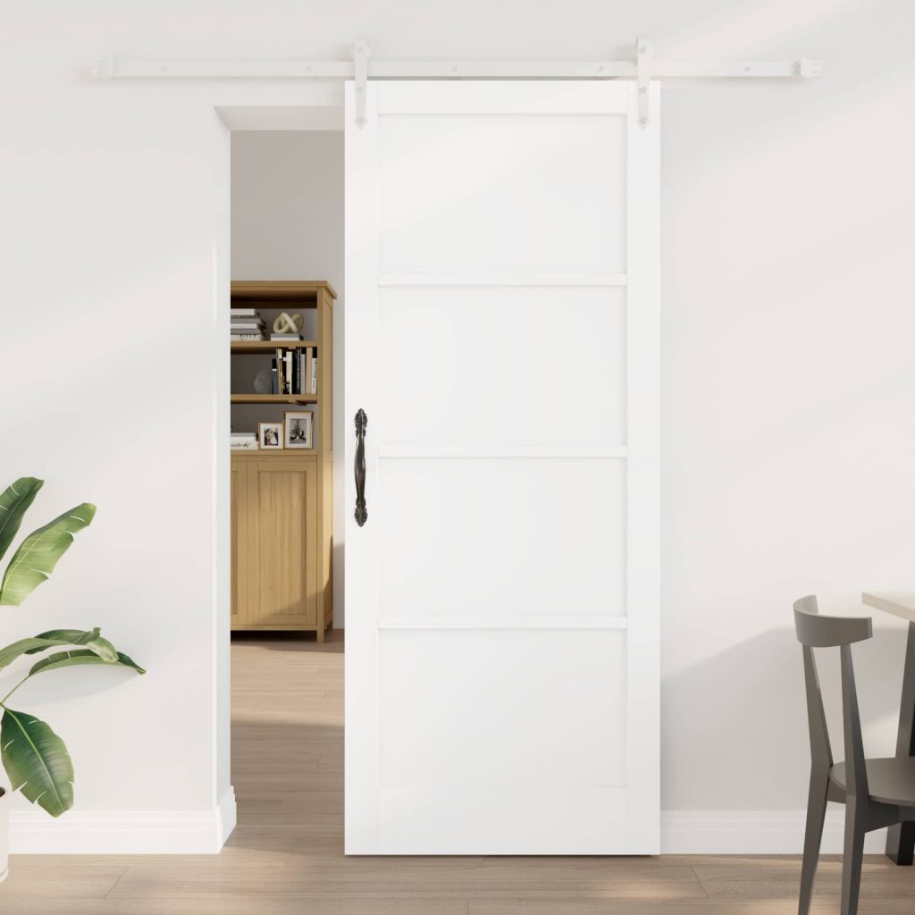 Liukuovi ORKDAL 86 x 211 cm Tekninen puu valkoinen