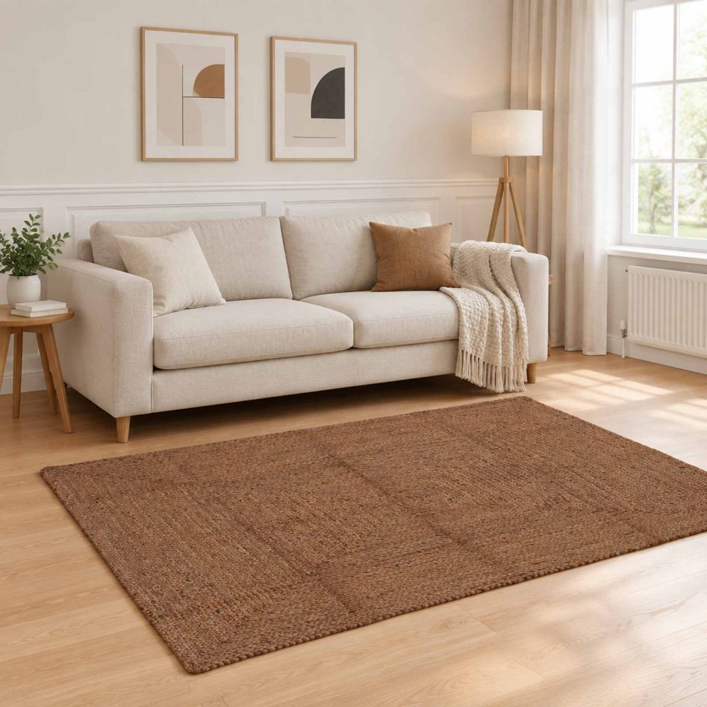 Alue Matto Harmaa 120 x 170 cm Juutti