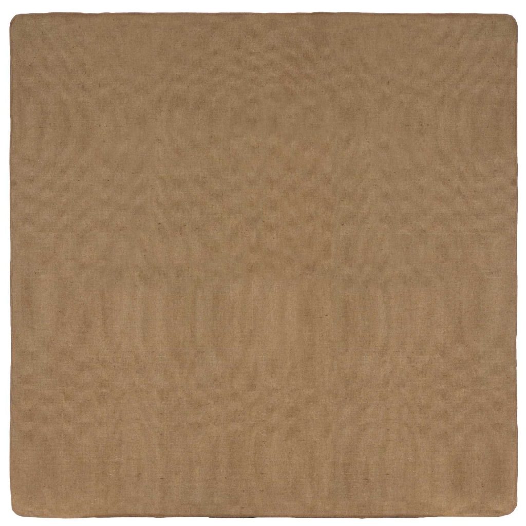 Alue Matto Vaaleanruskea 240 x 240 cm Juutti