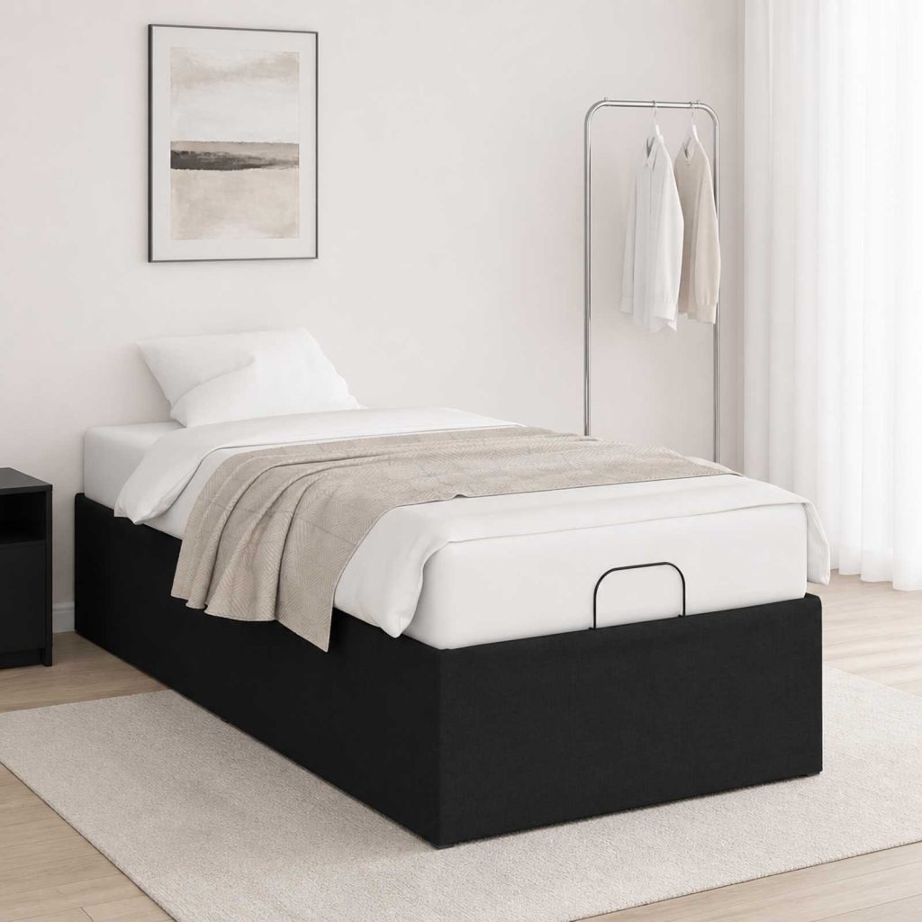 Sähkösäätöinen sänky runko Musta 200 x 90 x 33,5 cm Teräs