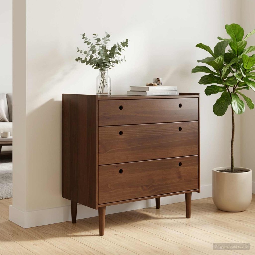 Laukkaava BILBAO Tumma karamelli 90 x 45 x 89 cm