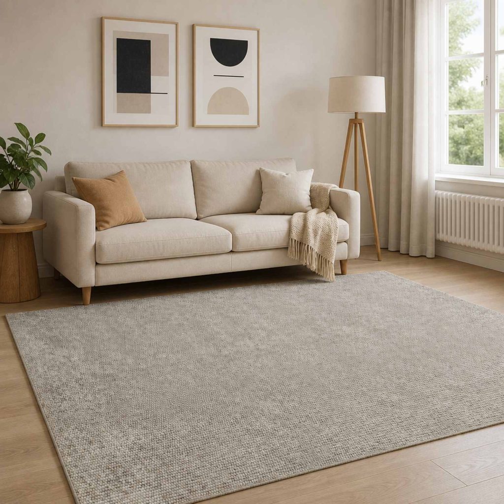 Matto Beige 190 x 300 cm 100% polyesteri 3 mm Käytettävää