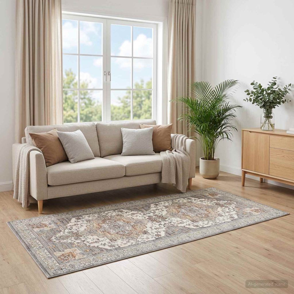 Matto ORIZ Ruskea 80 x 200 cm 100% polyesteri