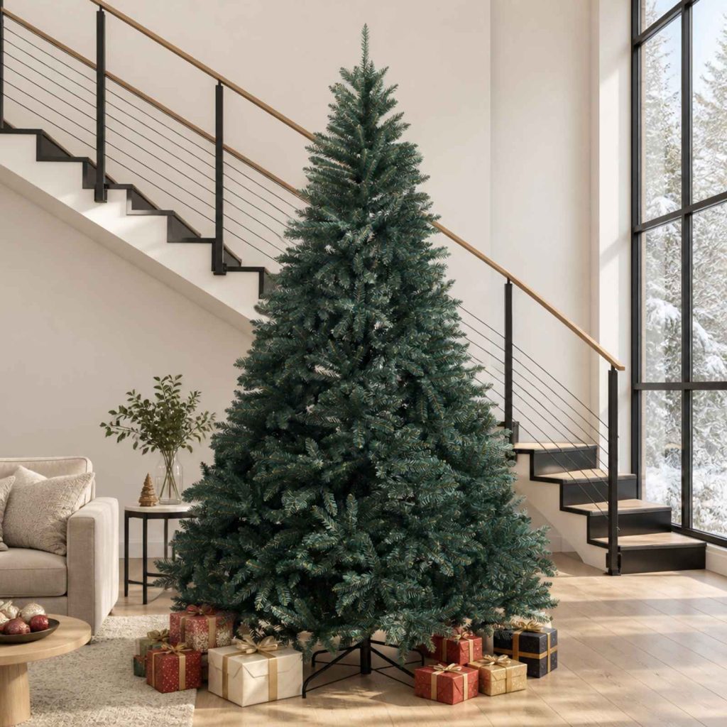 Salkomallinen tekoinen joulukuusi 270 cm Polyvinyylikloridi