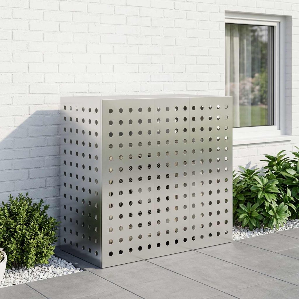 Ilmastointilaitteen suoja Hopea 110 x 50 x 105 cm